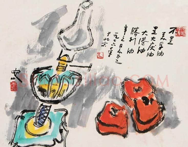 张仃水墨画作品欣赏 | 书画科普