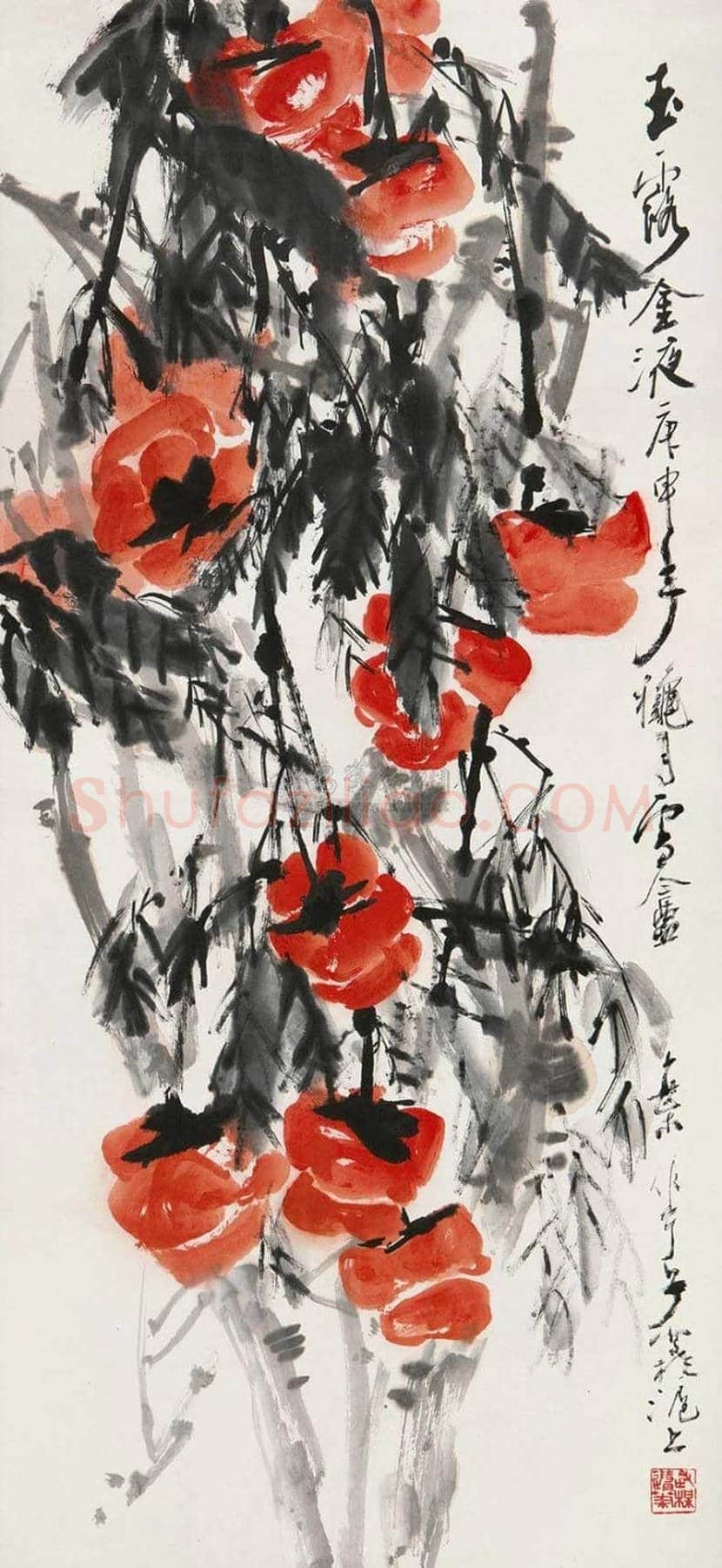 颜梅华花鸟作品欣赏 | 书画知识