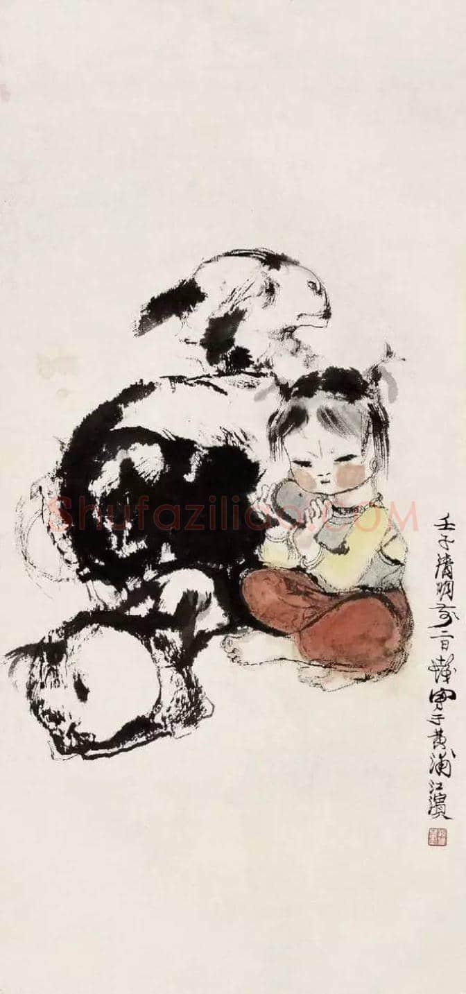 程十发最美人物画欣赏 | 书画知识