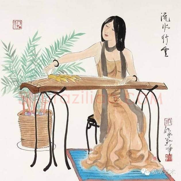 胡永凯作品欣赏-美人依旧 | 书画文摘
