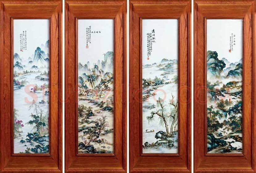汪野亭瓷板画价格知多少? | 书画科普