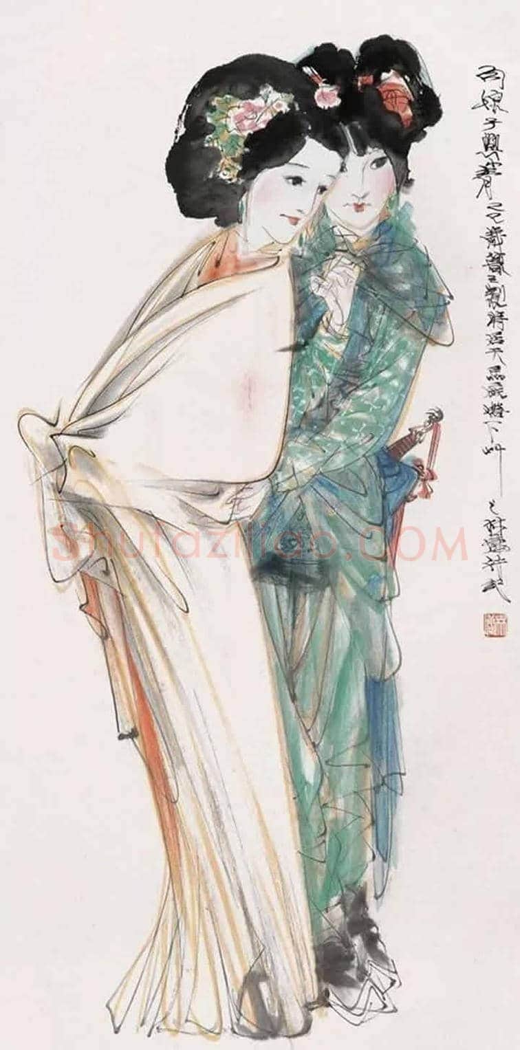 林墉精品水墨人物作品欣赏 | 书画讲解