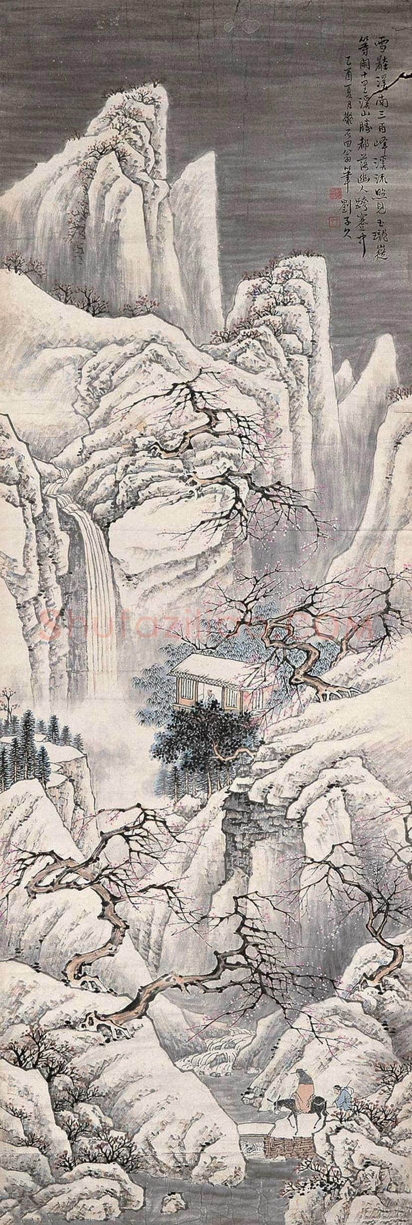 刘子久山水人物画作品欣赏 | 书画讲解