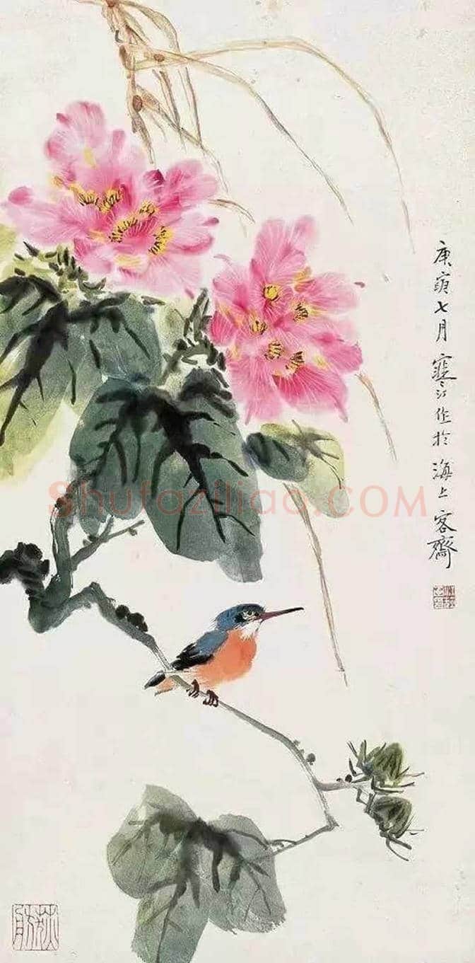 海派画家四大名旦的花鸟画作欣赏 | 书画科普