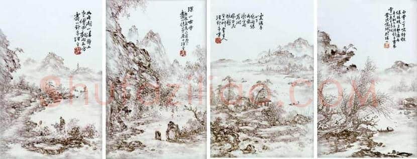 汪野亭瓷板画价格知多少? | 书画科普