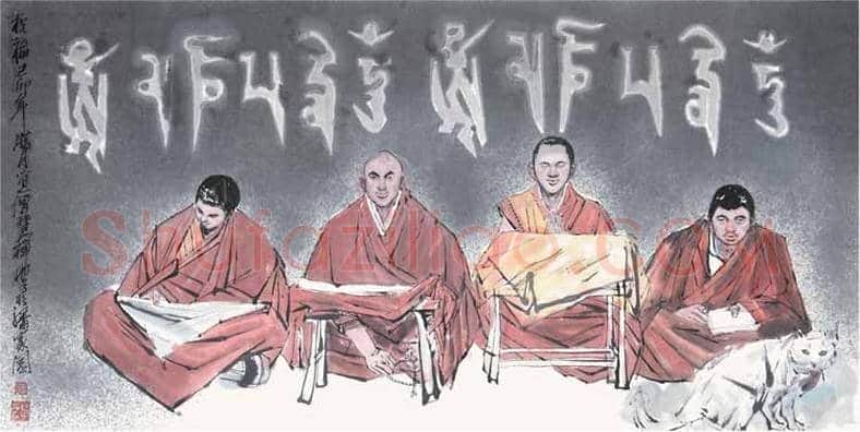 画僧史国良西藏风情人物画！ | 书画常识