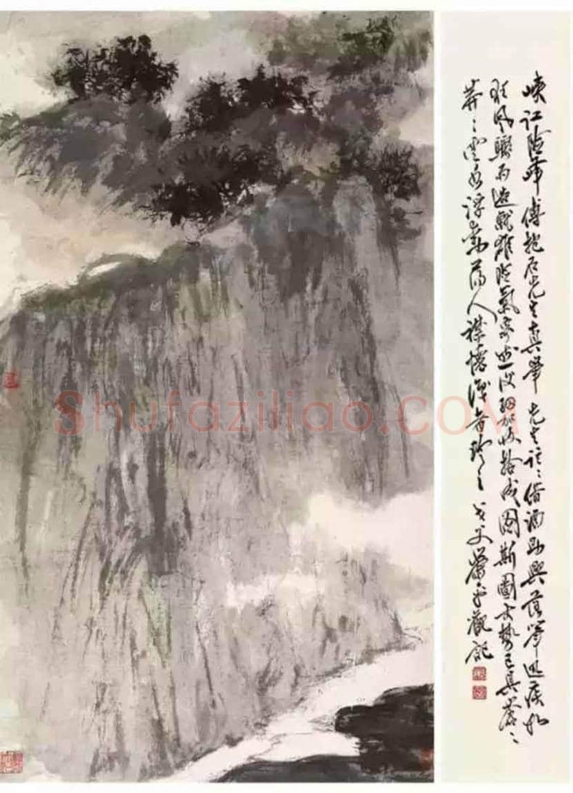 具有古诗意境的傅抱石绘画图赏 | 书画知识