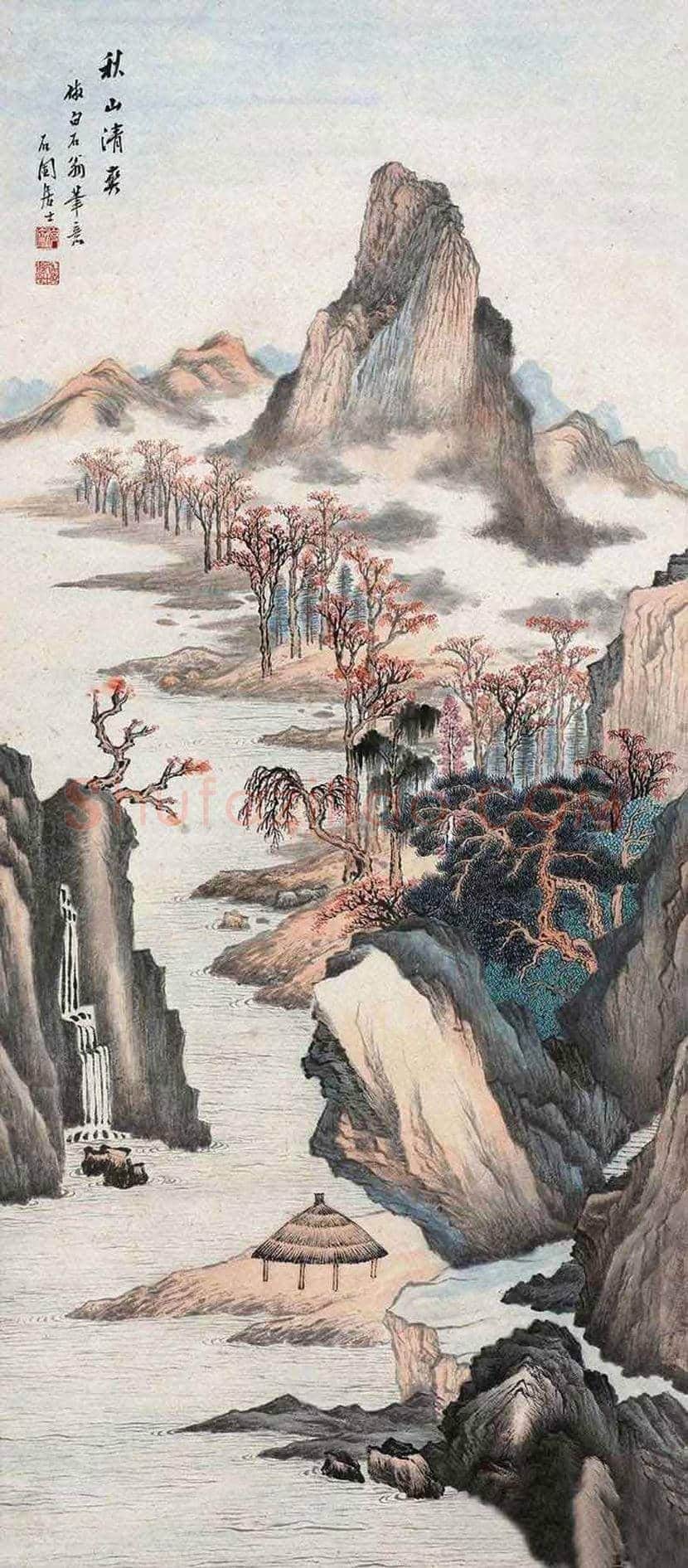 张石园山水画作品欣赏 | 书画文摘
