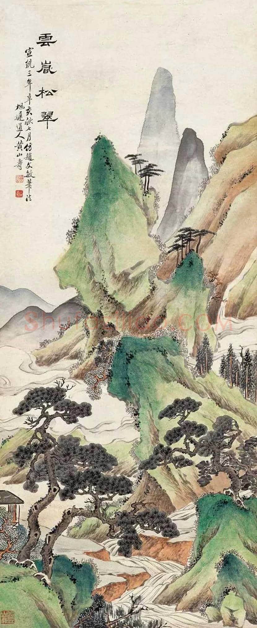黄山寿山水画作品欣赏 | 书画科普