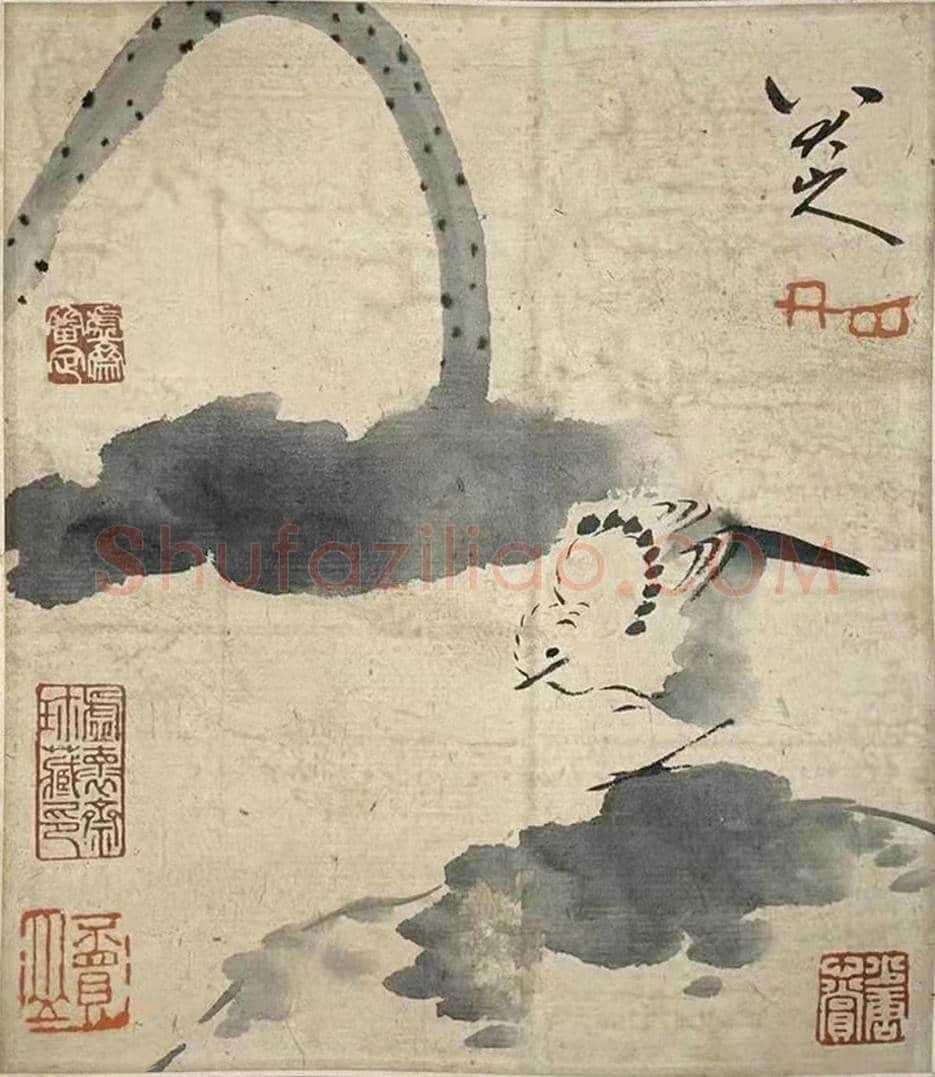 笔简意浓——八大山人极品《花鸟册》 | 国画赏析