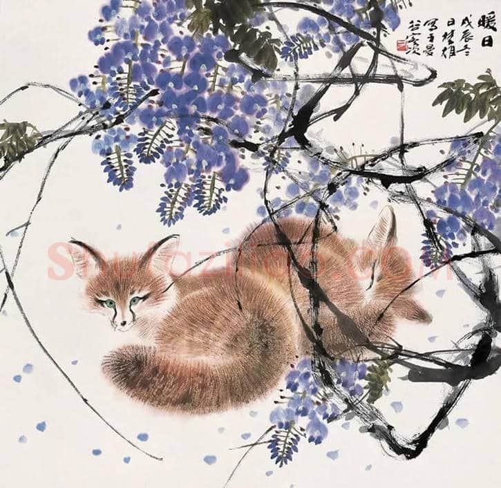 方楚雄工笔动物欣赏,很有乡土气息 | 书画资料