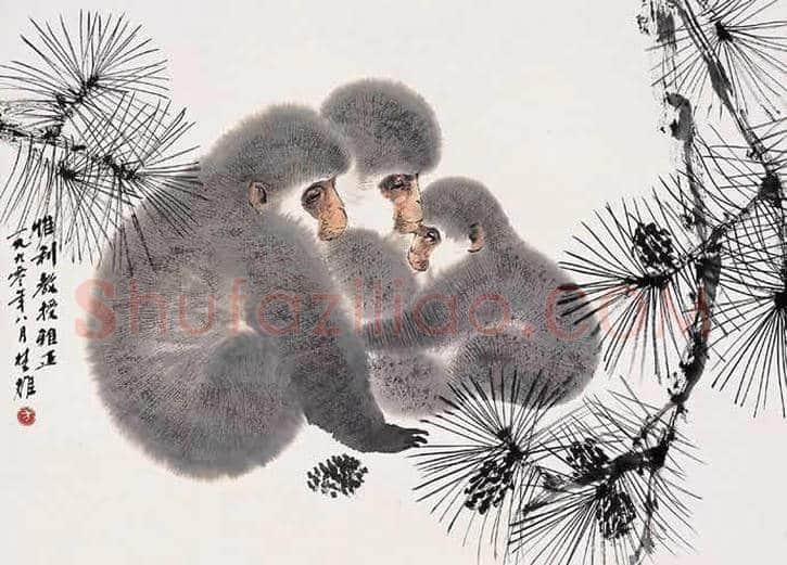 方楚雄工笔动物欣赏,很有乡土气息 | 书画资料