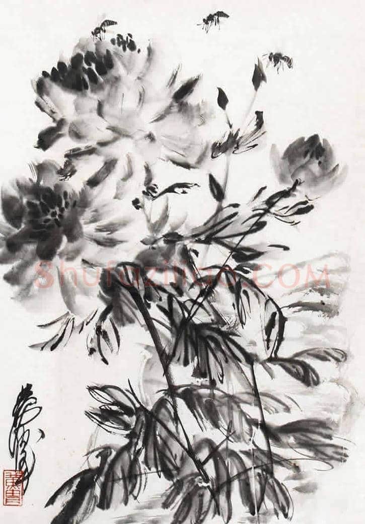 黄胄花卉作品，极少见！ | 书画文摘