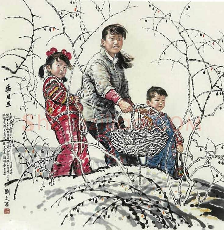 刘文西作品欣赏丨一文看懂刘文西 | 书画文摘