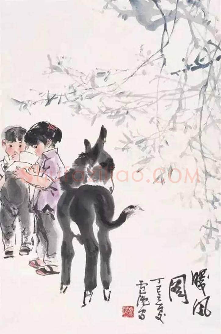 卢沉水墨人物画作品欣赏 | 书画资料