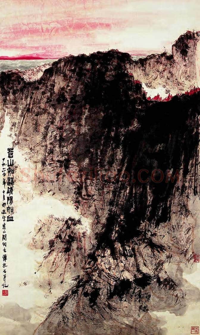 傅抱石山水画高清大图，美醉了！ | 书画科普