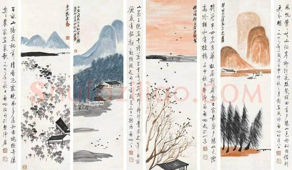 齐白石山水画成交价格Top20 | 书画资料