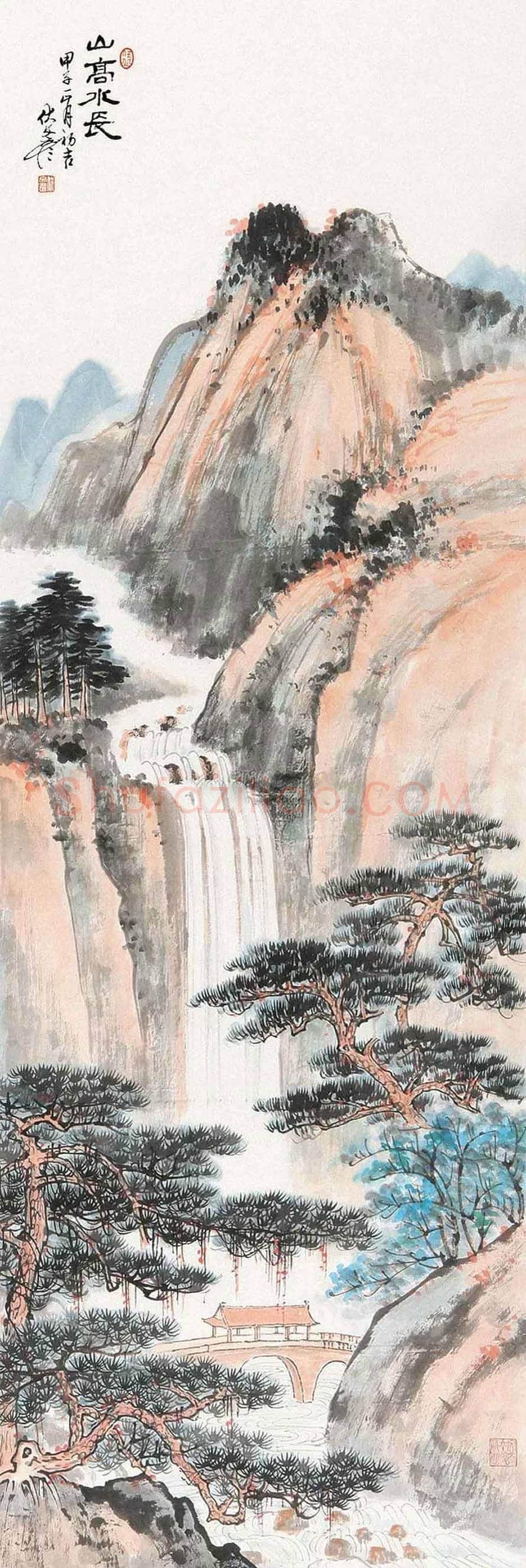 伏文彦山水画作品欣赏 | 书画讲解