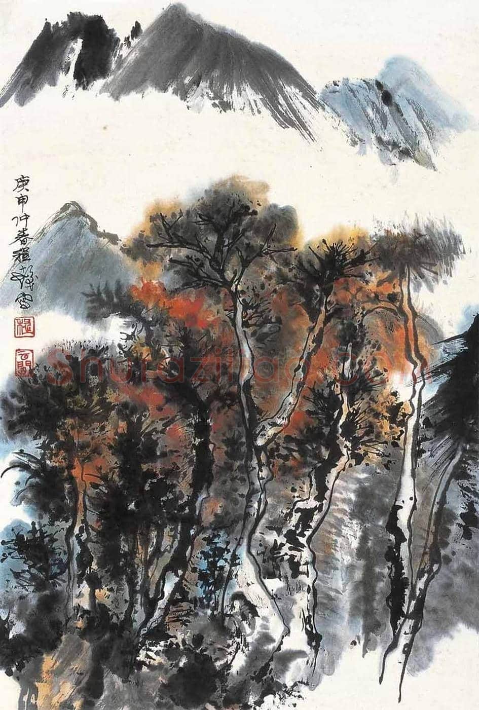 程十发山水画欣赏 | 书画资料