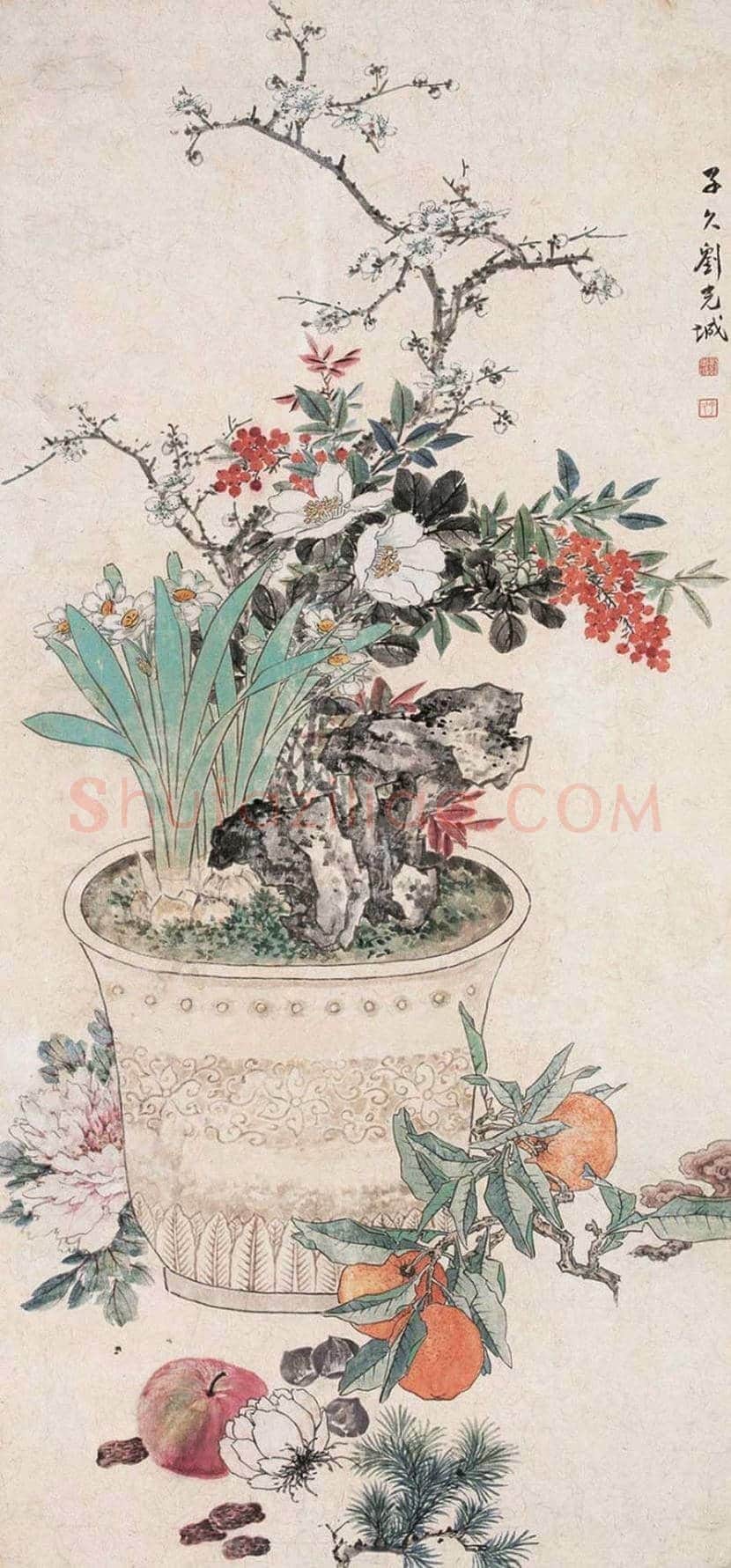 刘子久花鸟画作品欣赏 | 书画常识