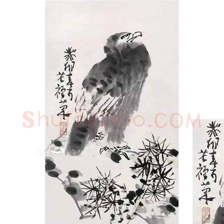 李苦禅笔下最贵的鹰都有哪些! | 书画学堂