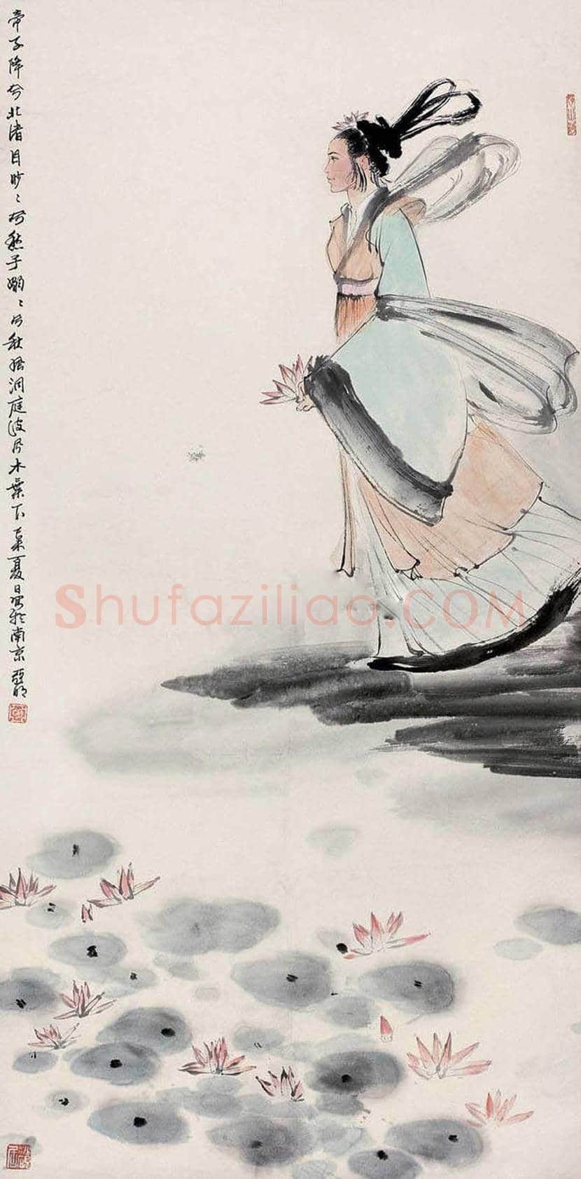 亚明人物画作品欣赏 | 书画知识