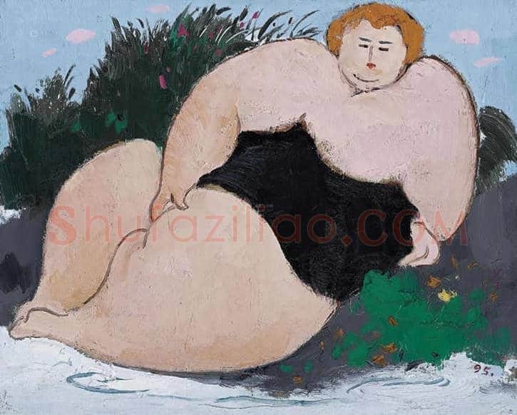 吴冠中人体绘画拍卖及欣赏 | 书画资料