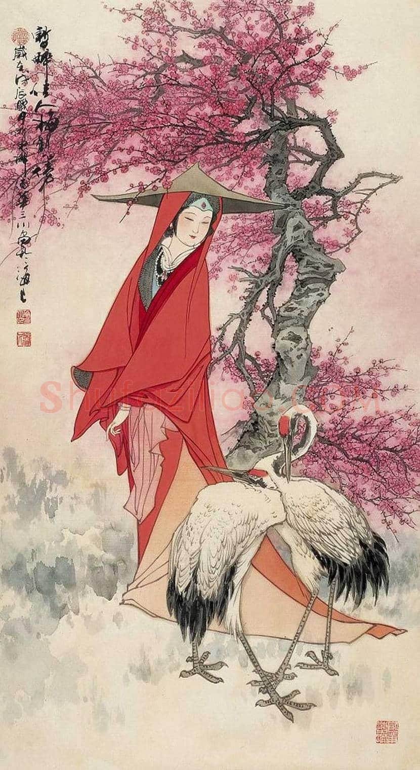 华三川工笔仕女作品欣赏 | 书画科普