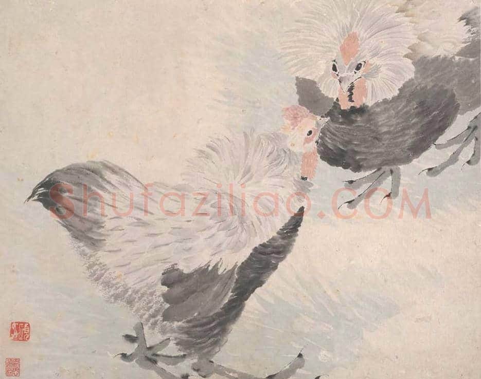任颐花鸟蔬果册页图赏 | 著名国画鉴赏