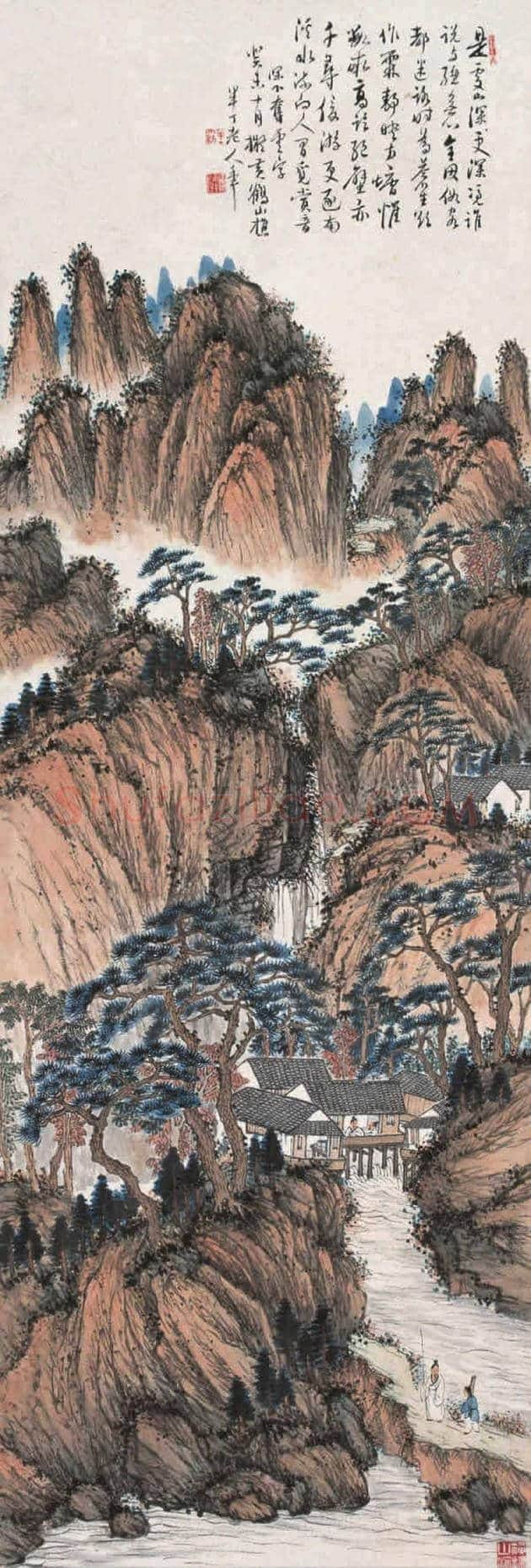 绘画奇人黄秋园作品欣赏(100幅) | 书画百科
