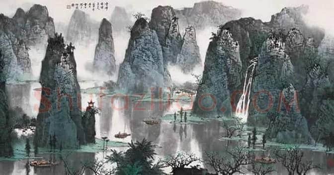 白雪石绘画作品《桂林山水》欣赏(100幅) | 书画文摘