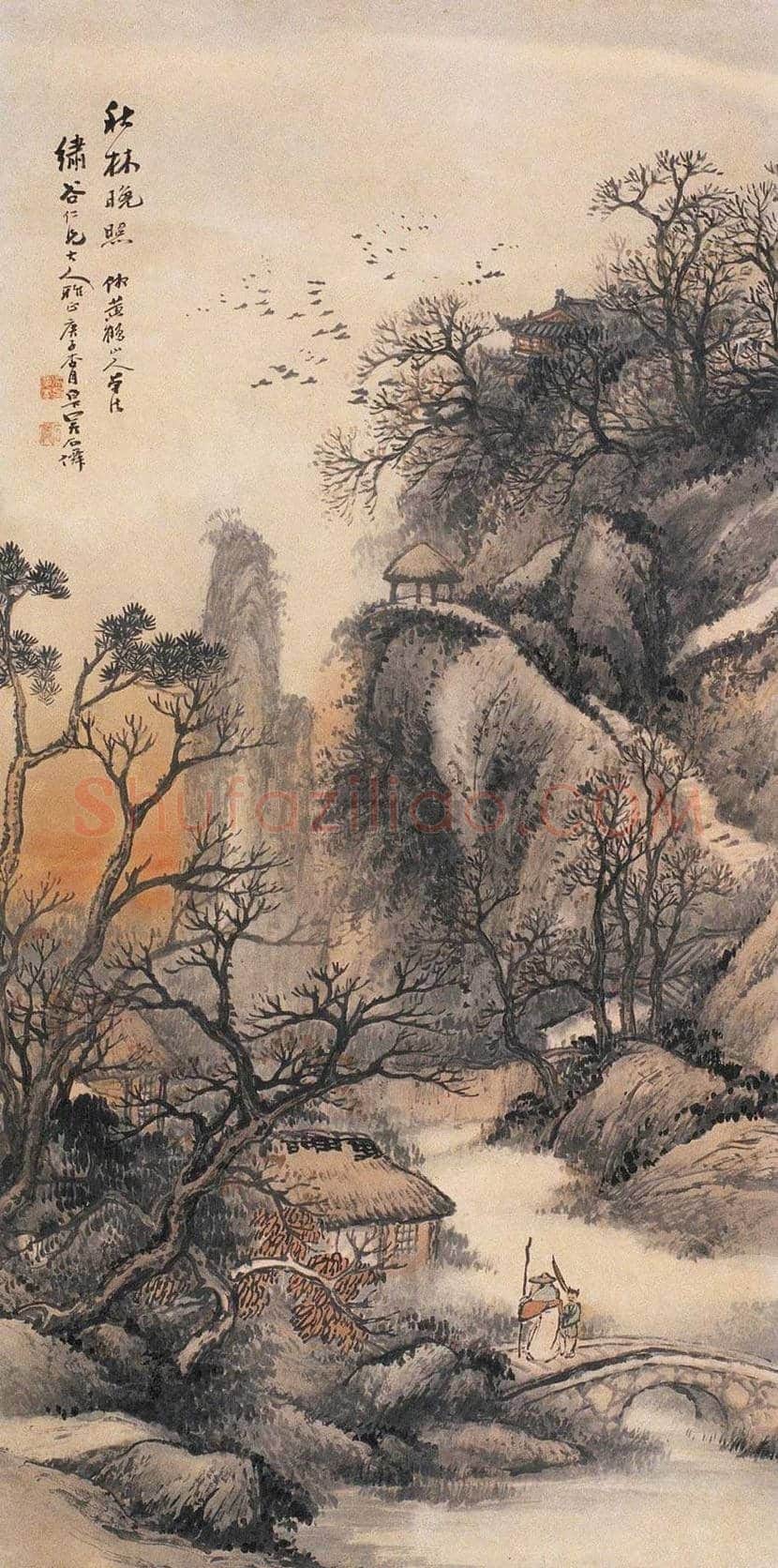 吴石仙山水画欣赏 | 书画科普