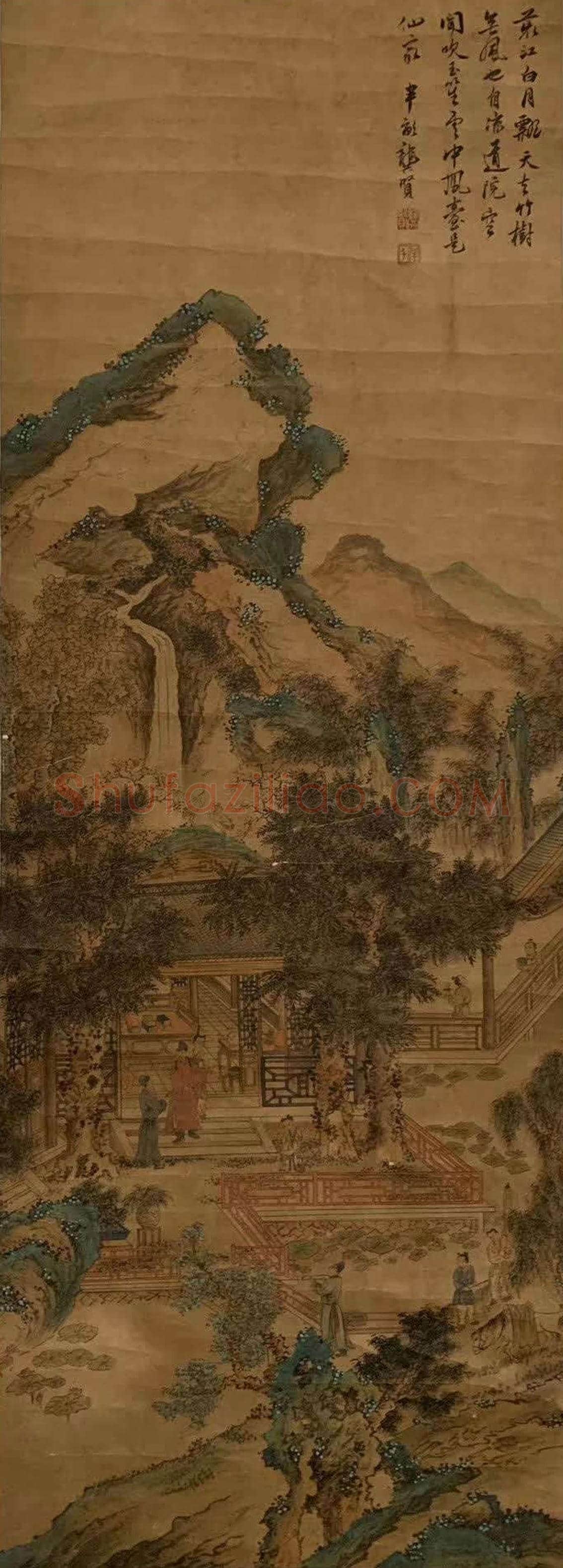 天壤孤帧——龚贤《凤台玉箫图》 | 国画赏析