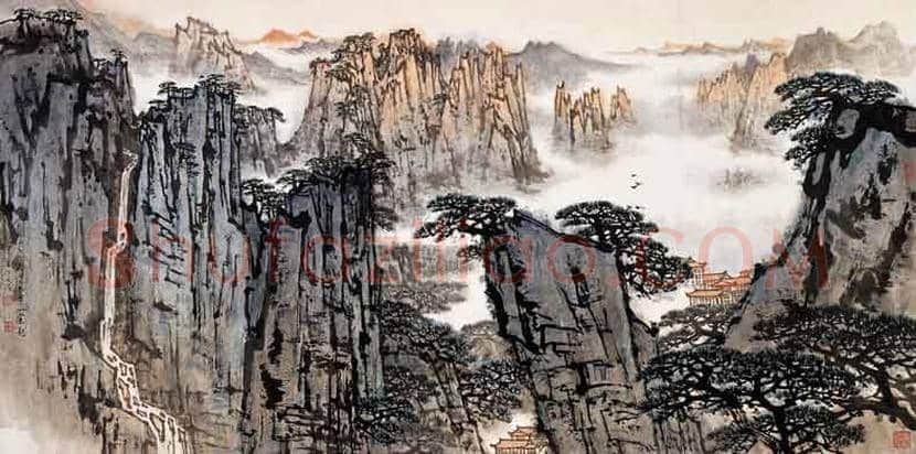宋文治画笔下的黄山欣赏 | 书画常识