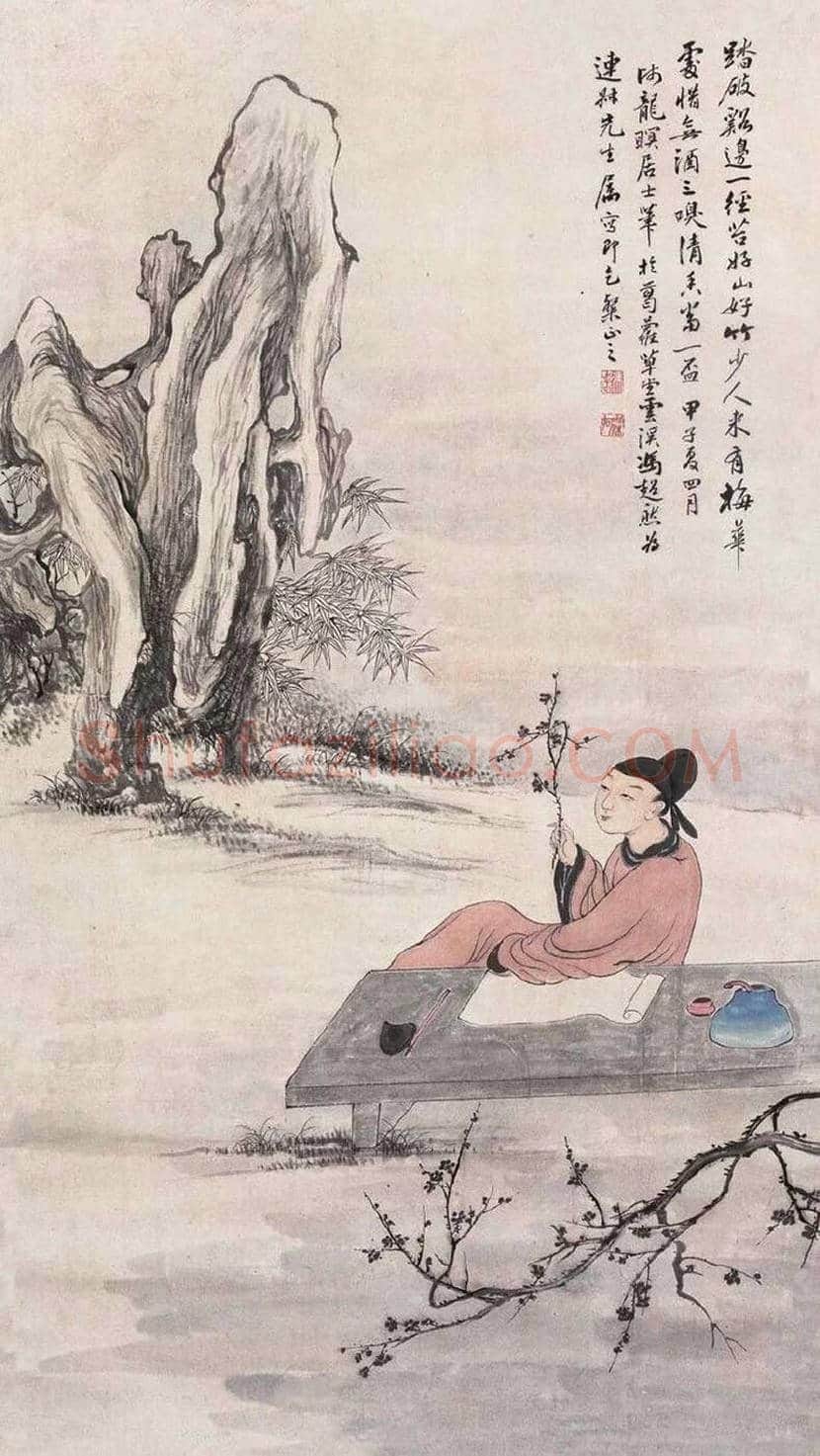 冯超然人物画高士图欣赏 | 书画资料
