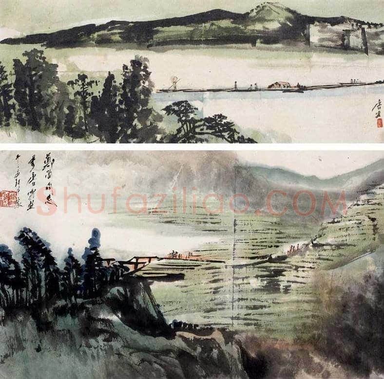 唐云山水画作品欣赏 | 书画讲解