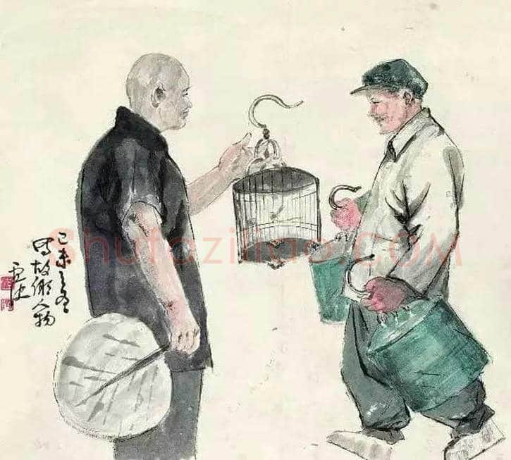 卢沉水墨人物画作品欣赏 | 书画资料