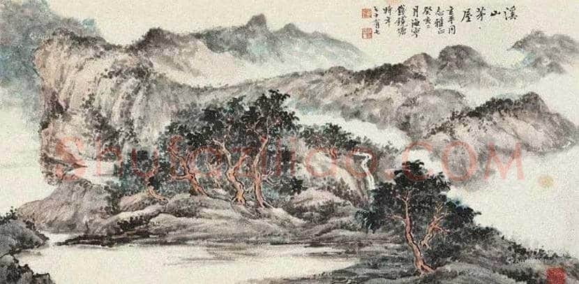 钱镜塘山水画作品欣赏 | 书画文摘