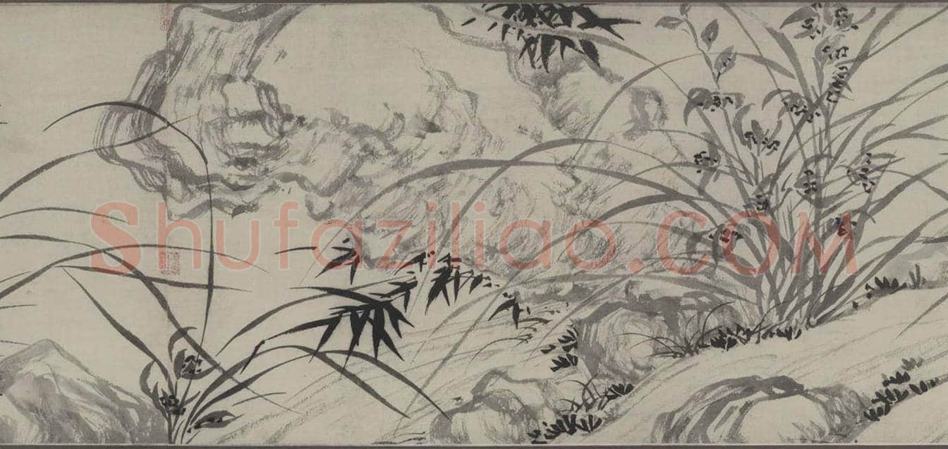 文徵明《漪兰竹石图卷》欣赏 | 书画科普