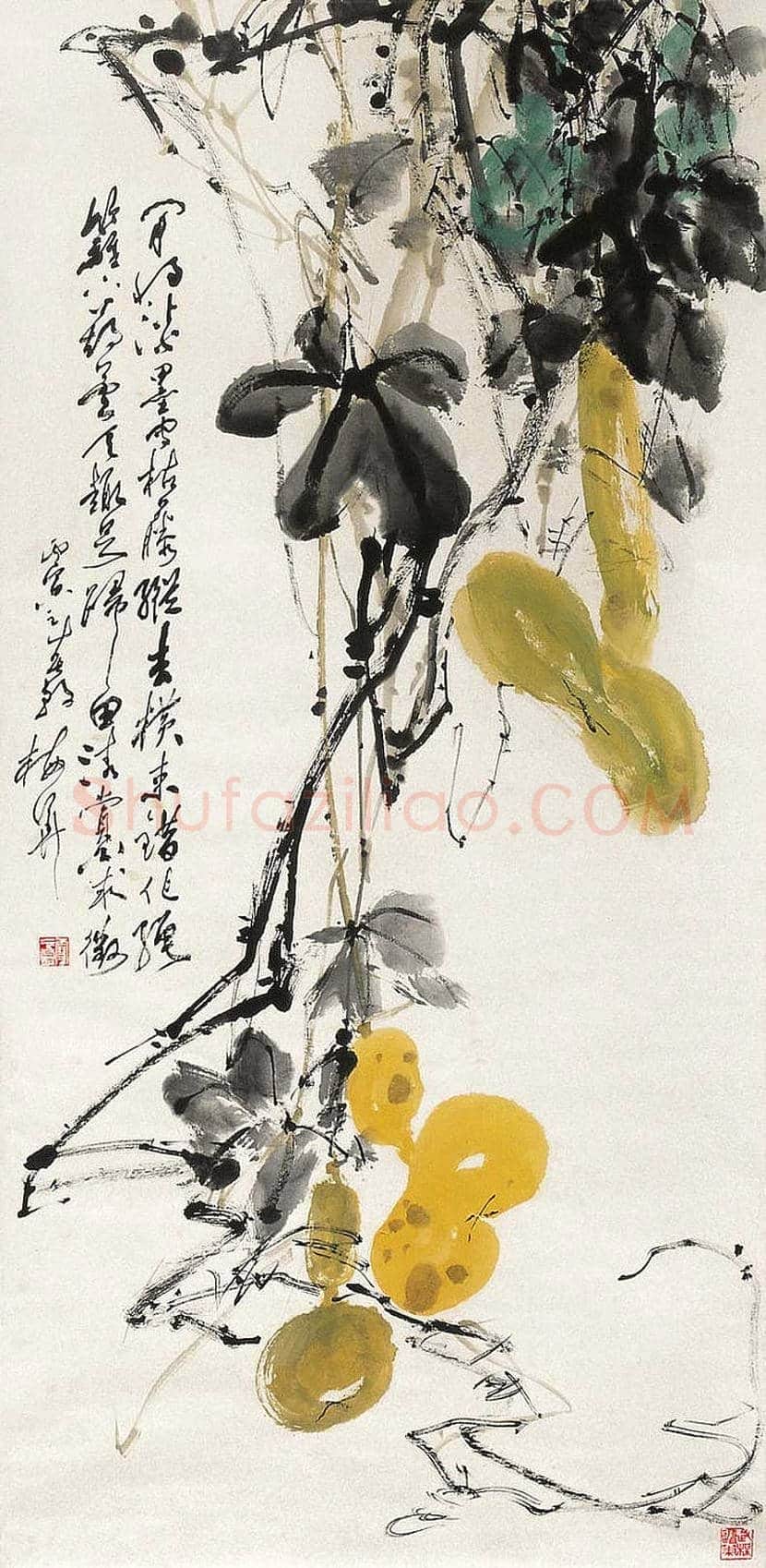颜梅华花鸟作品欣赏 | 书画知识