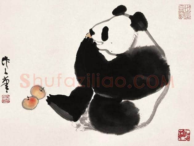 吴作人的熊猫图欣赏 | 书画科普