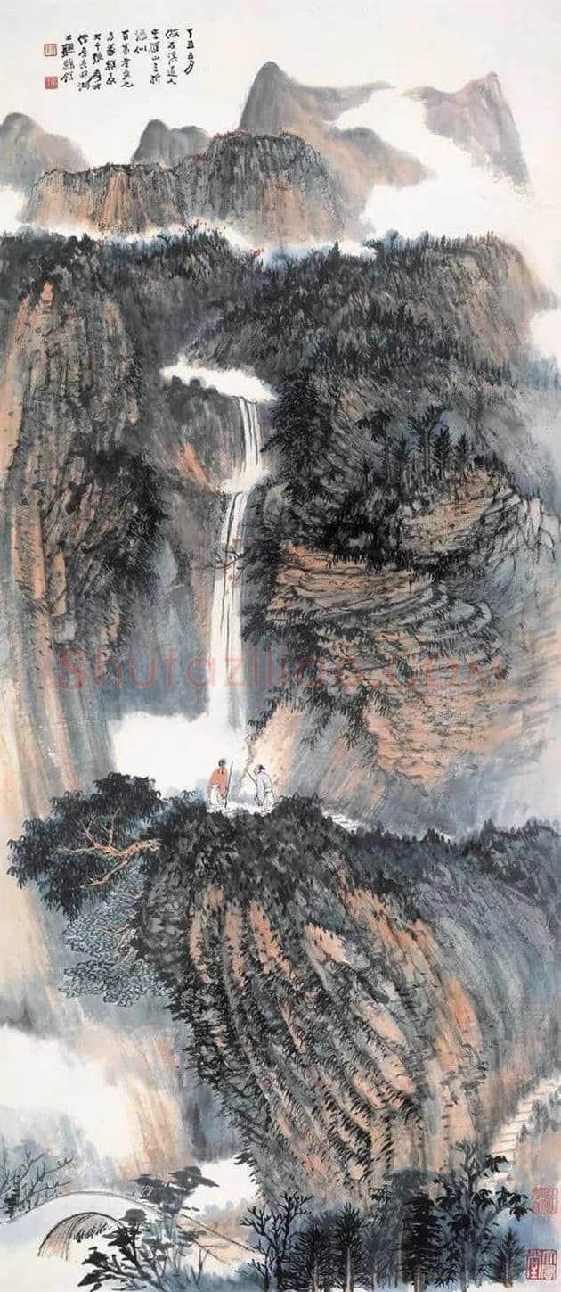 一代画坛巨匠张大千画作欣赏 | 书画学堂