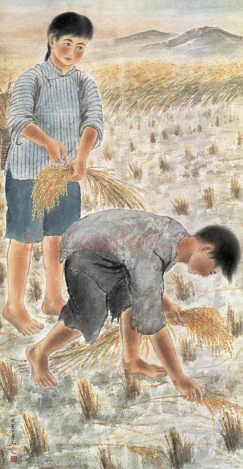 方人定人物画作品欣赏 | 书画科普