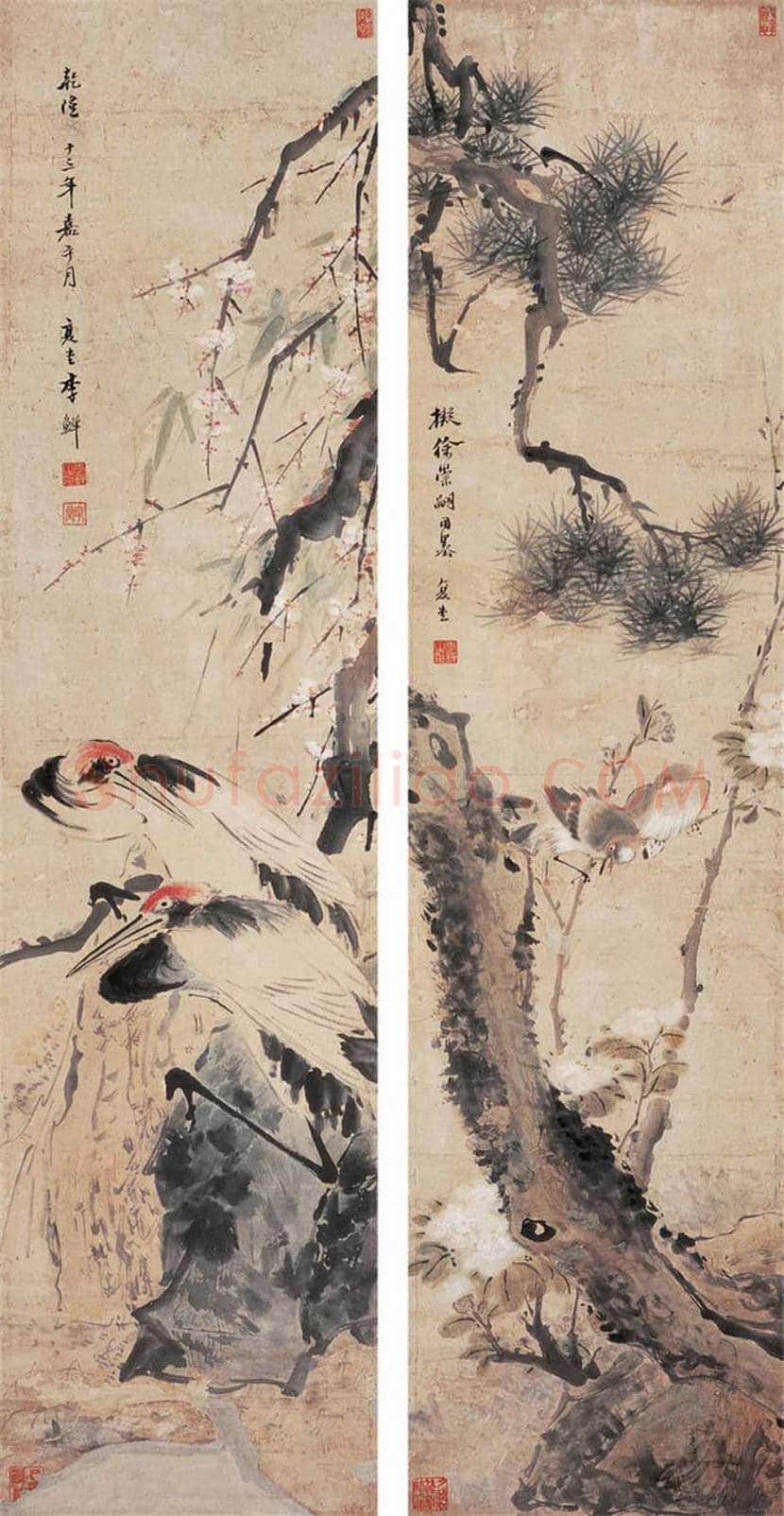 清代李鱓绘画作品欣赏 | 书画知识