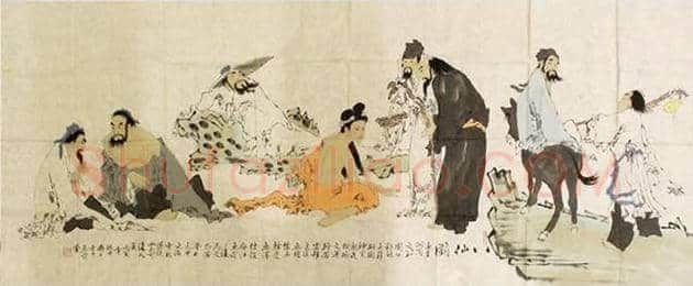 范曾国画作品《竹林幽兴》 | 国画赏析