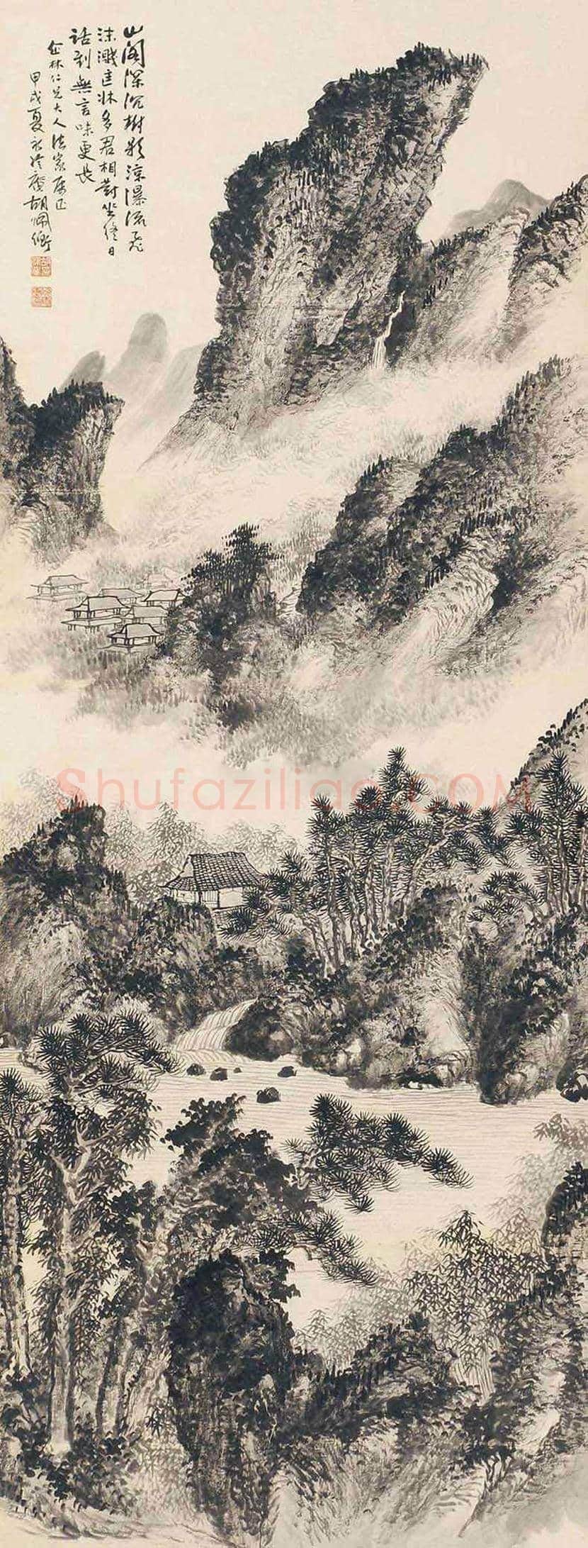 胡佩衡山水画作品欣赏 | 书画知识