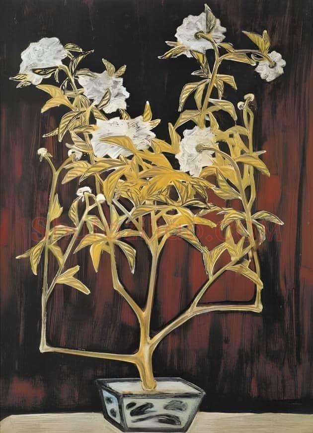常玉花卉作品欣赏及拍卖价格 | 书画百科