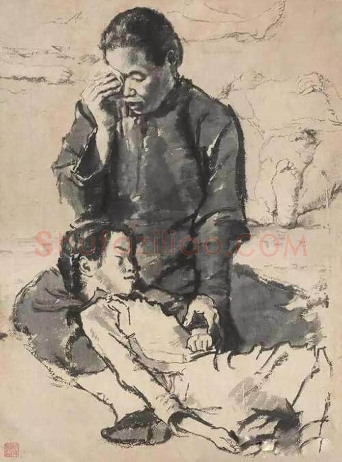 蒋兆和人物画精选 | 书画知识