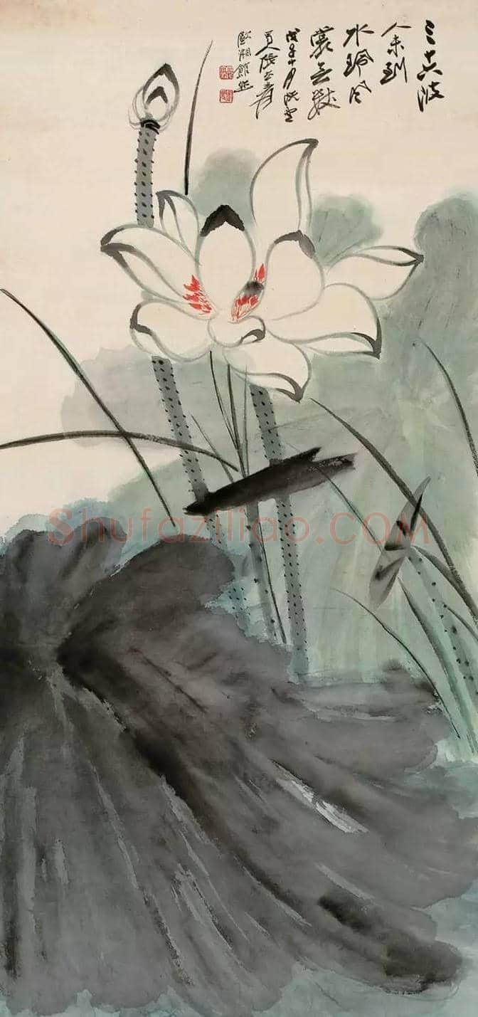 国画大师张大千的百荷图欣赏！ | 书画文摘