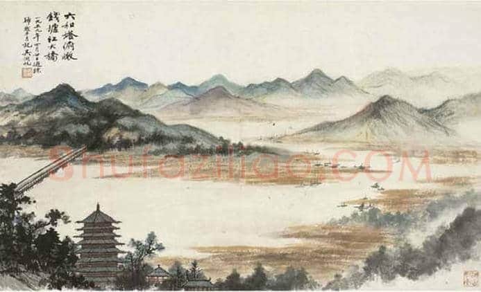 吴湖帆山水画,雅腴灵秀、清韵缜丽 | 书画文摘